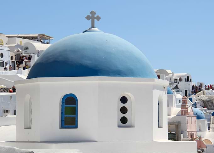 Santorini Oia church