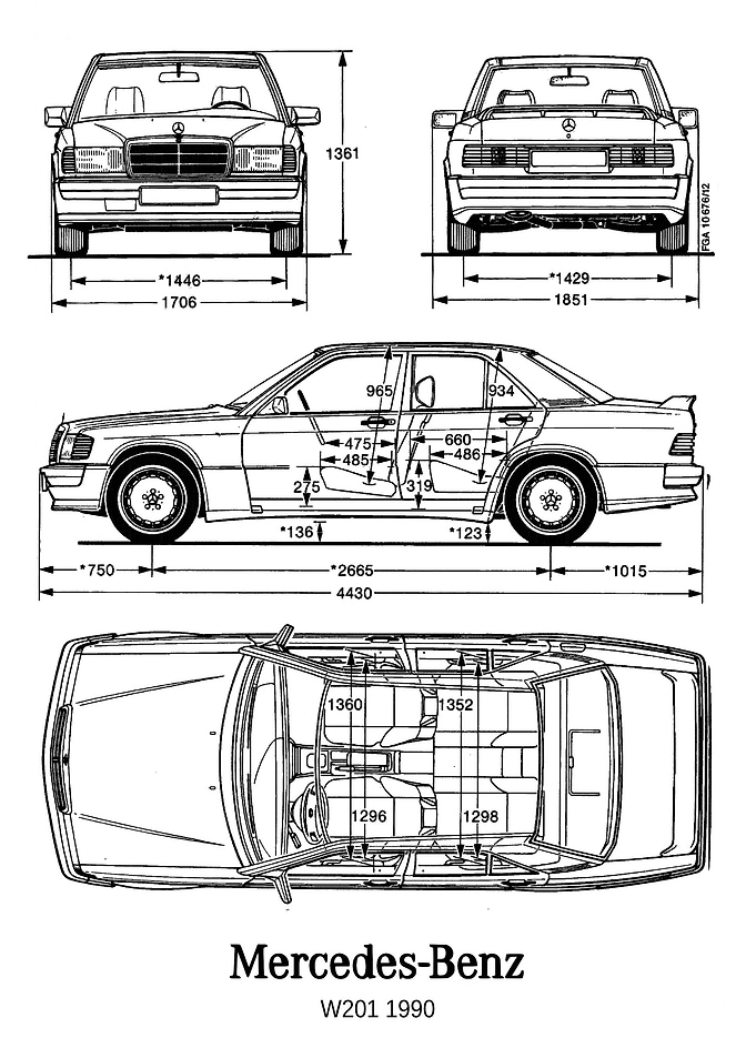 BMW MercedesBenz W201 199