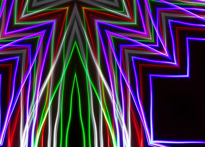 Abstract Colourful Lines