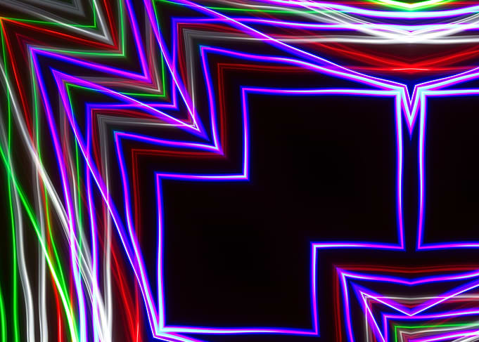 Abstract Colourful Lines