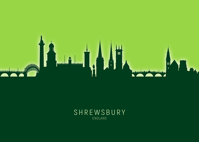 Shrewsbury Skyline England