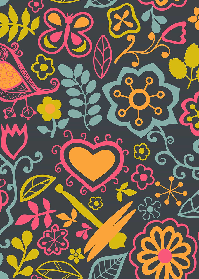 Floral Romantic Pattern 02