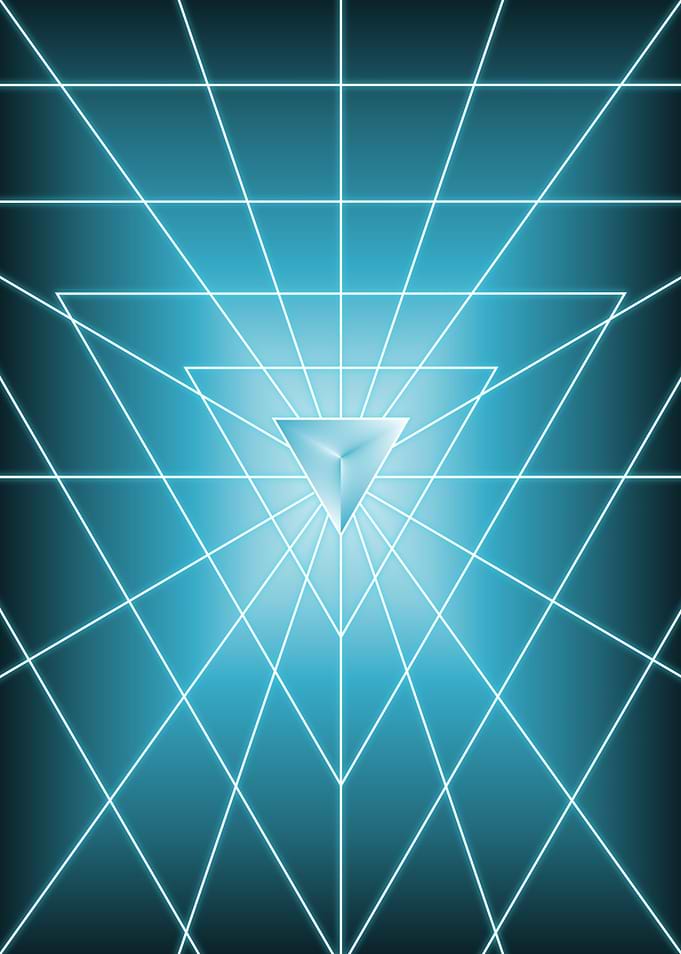Blue Triangle Dark