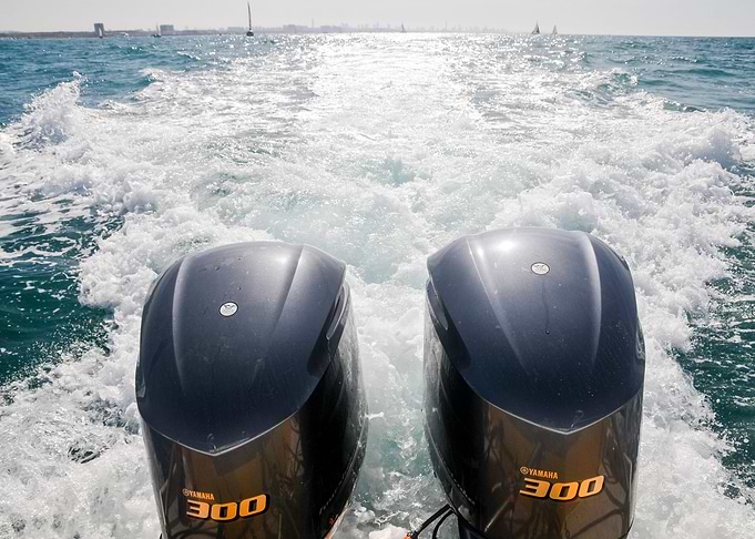 outboard engines speeding
