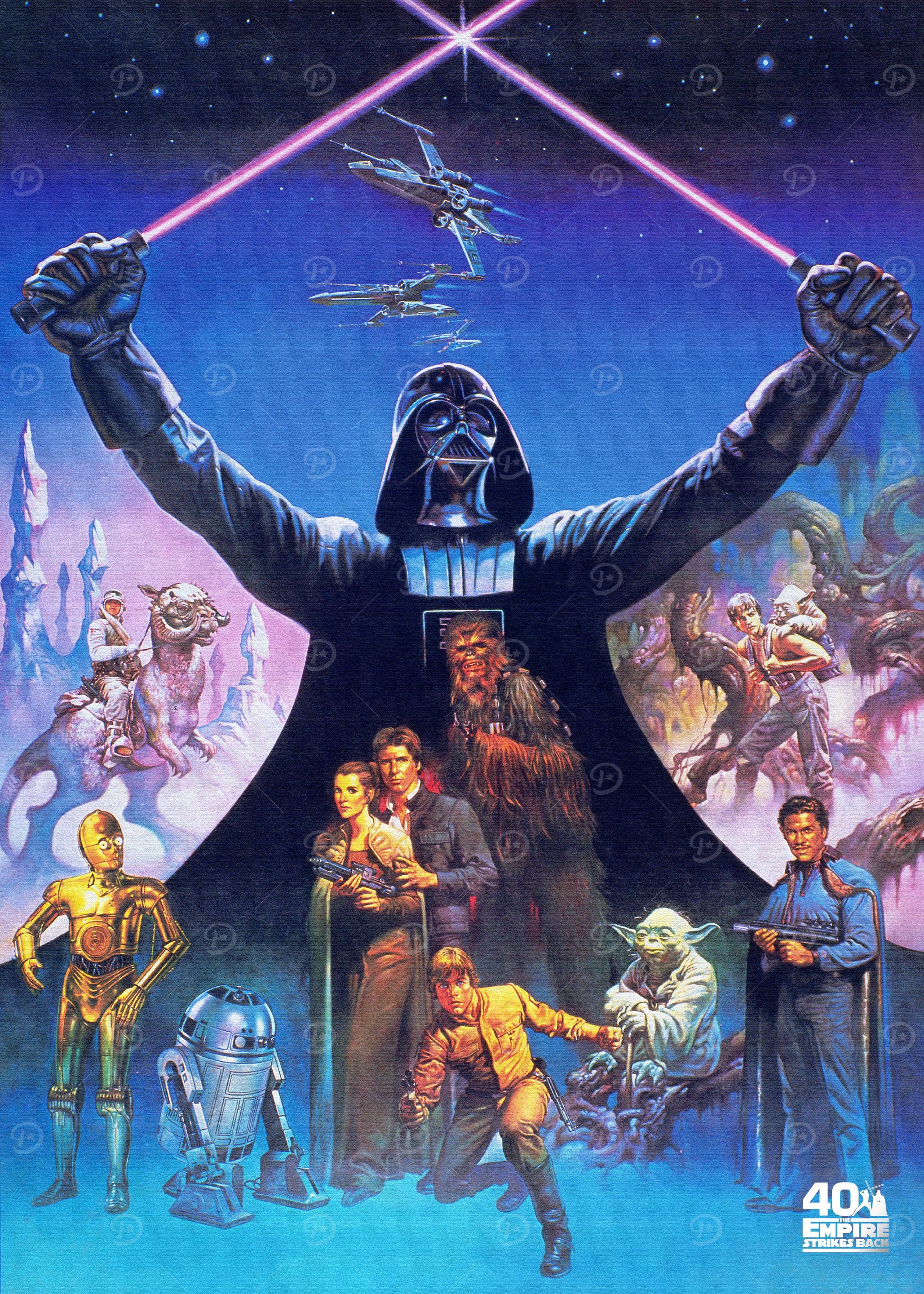 40Th Anniversary Of Empire Strikes Back' Posters | Star Wars