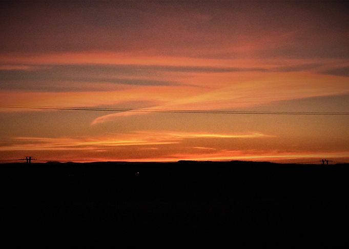 warm sunset
