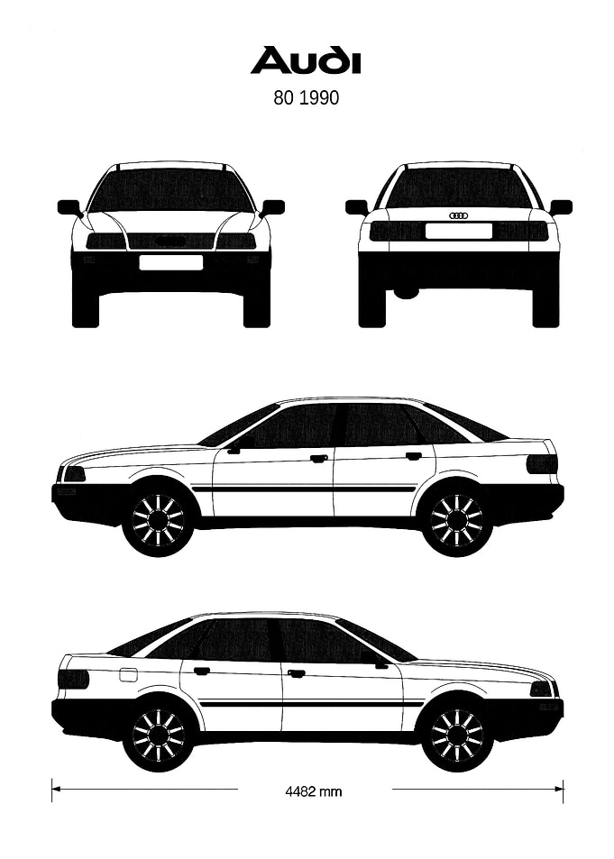 BNW Audi 80 1990