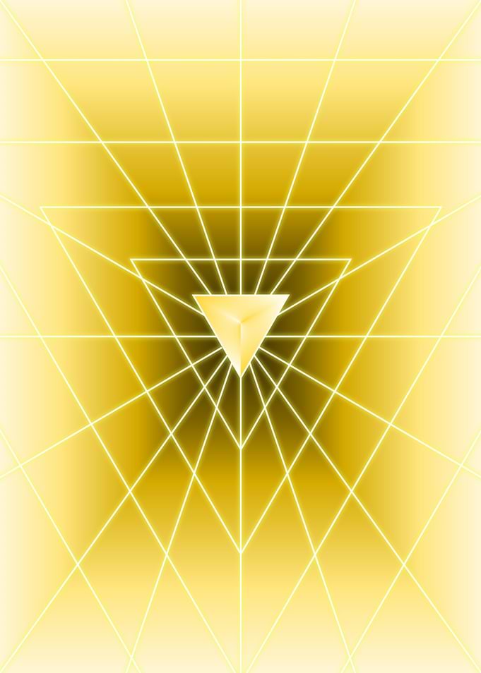Yellow Triangle Light