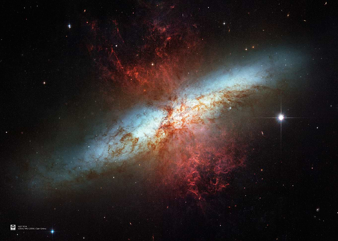 Cigar Galaxy NGC3034,space