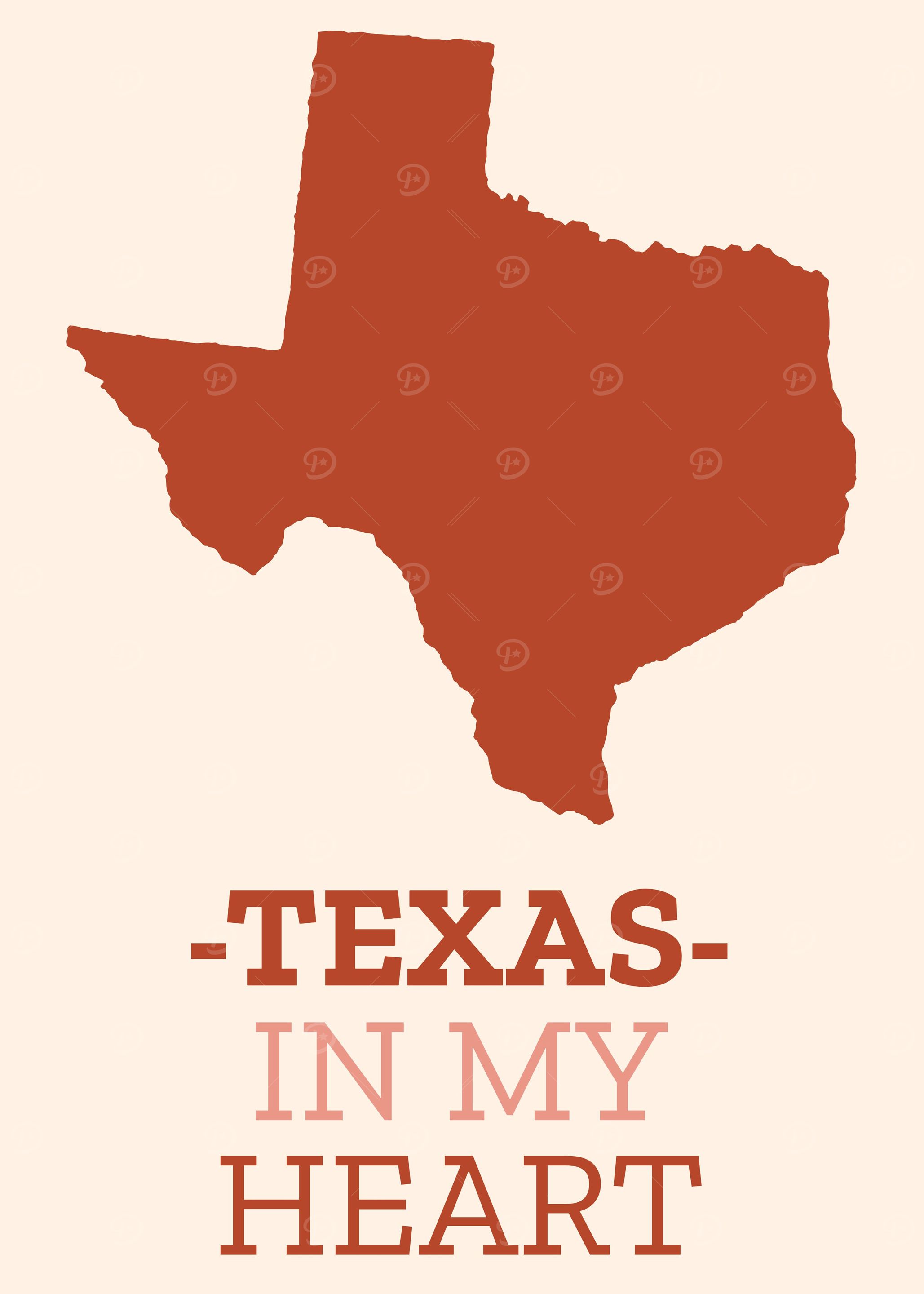 Texas Map USA