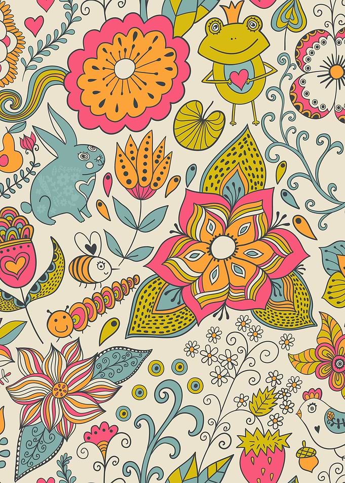 Floral Romantic Pattern 06