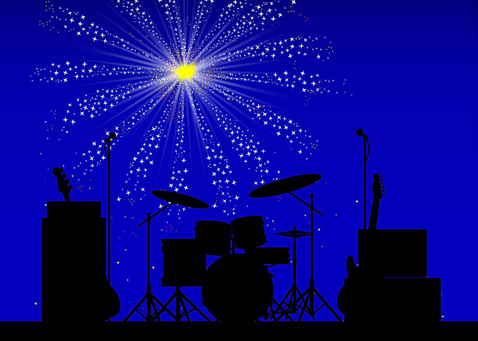Rock Band Stage