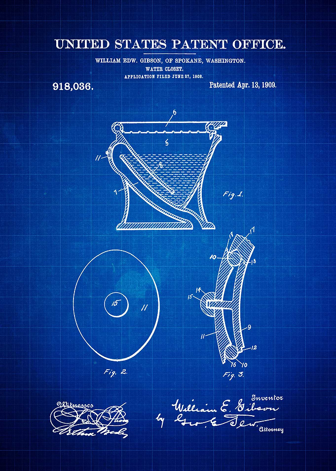Water Closet Patent