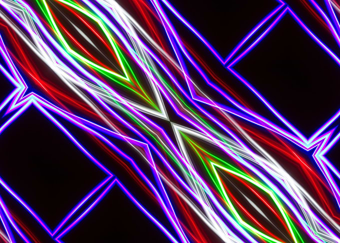 Abstract Colourful Lines