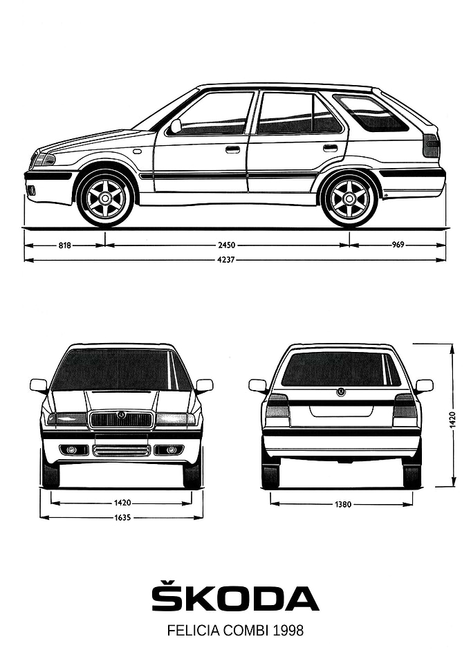BNW Skoda Felicia COMBI 19