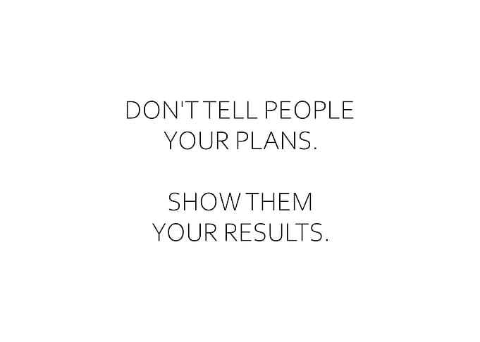 Show Them Your Results