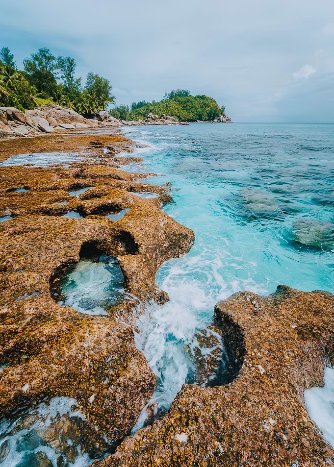 Rugged Coastline Of Paradi