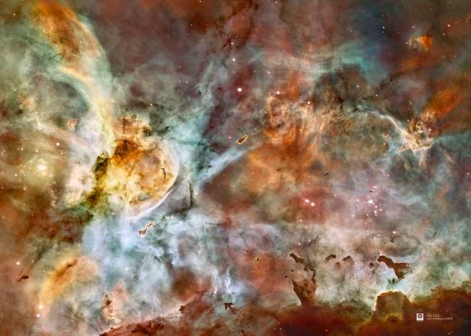 Carina Nebula, space