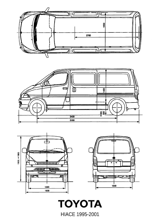 BNW Toyota Hiace 19952001