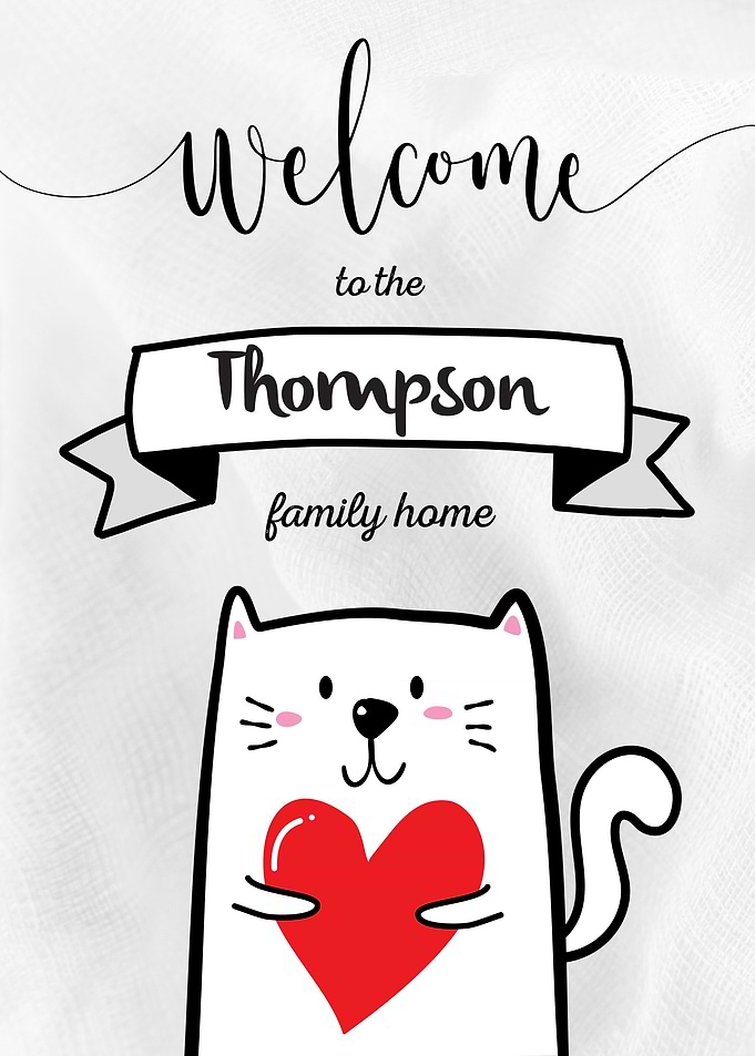 Thompson Family Home Cat