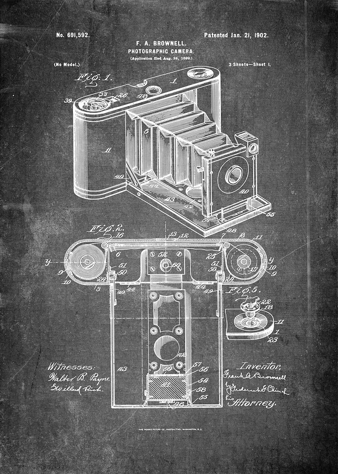 Photographic Camera Patent