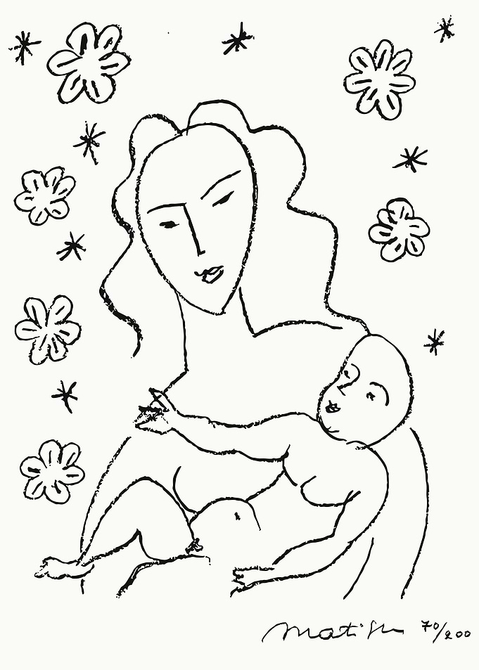 Matisse Vierge et Enfant