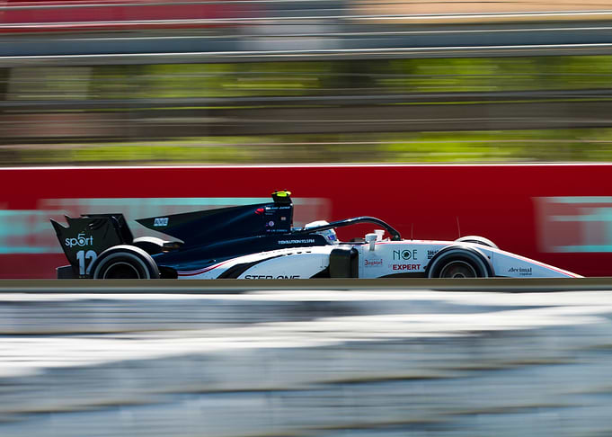 Formula 2 full speed