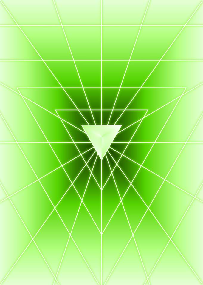 Green Triangle Light
