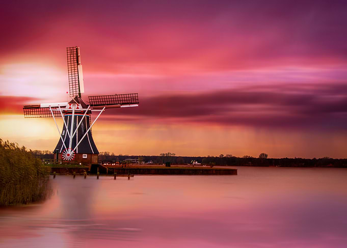 Landscape Windmill