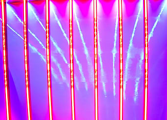 red purple light bars