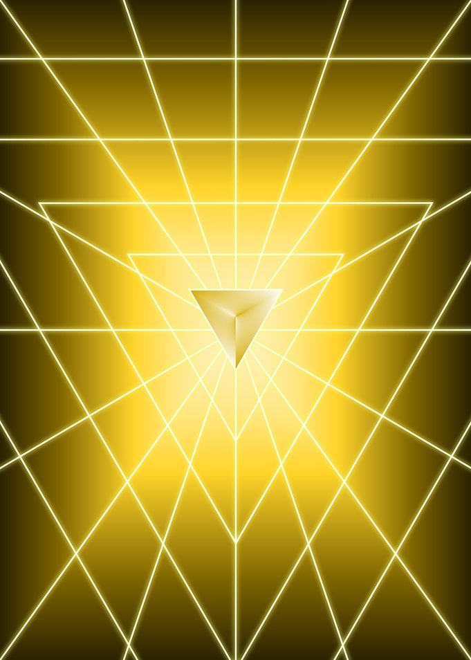 Yellow Triangle Dark