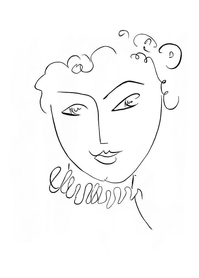 Denizko Art Woman Sketch