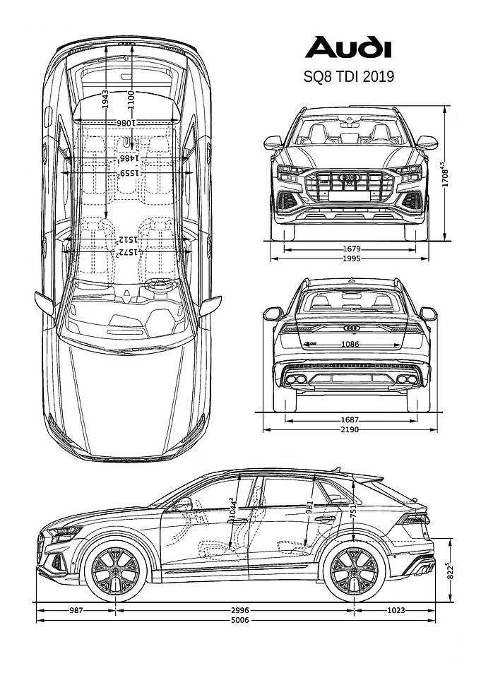BNW Audi SQ8 TDI 2019