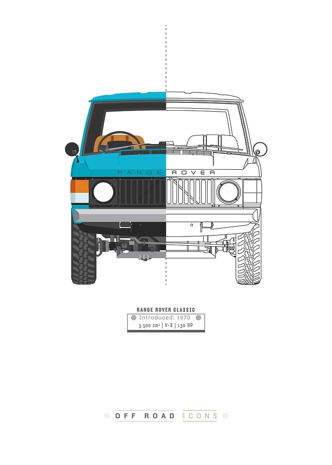 Range Rover Classic half
