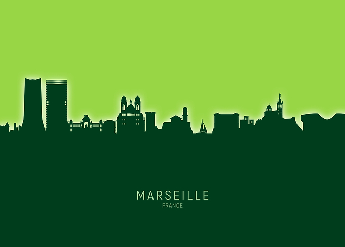 Marseille Skyline France