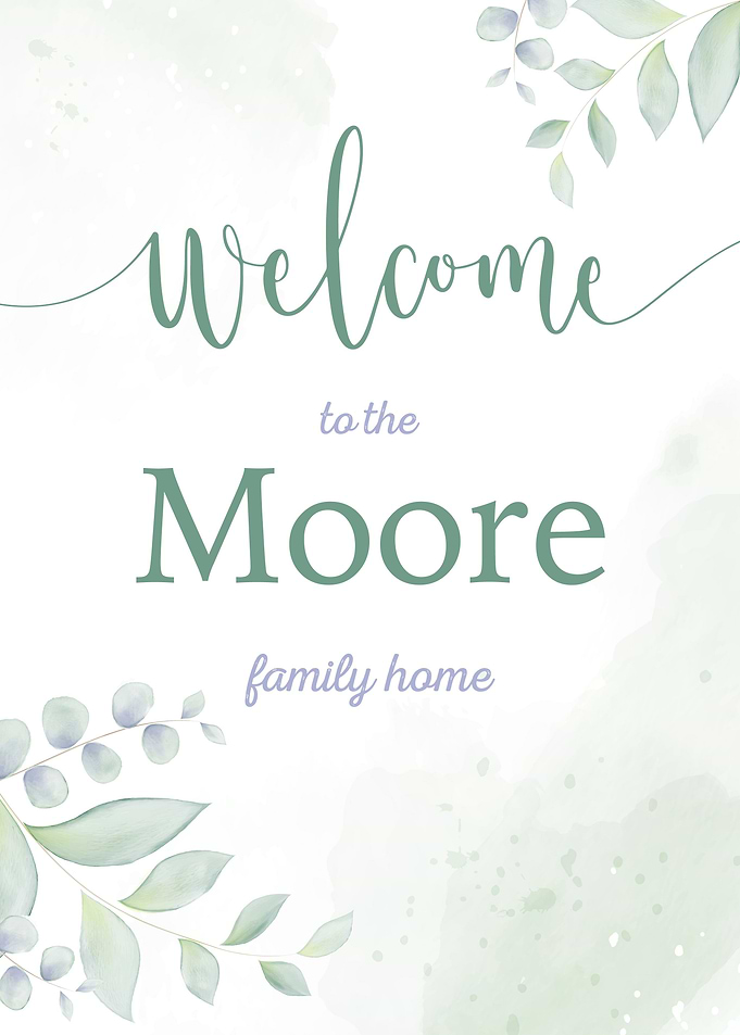 Welcome Moore Family