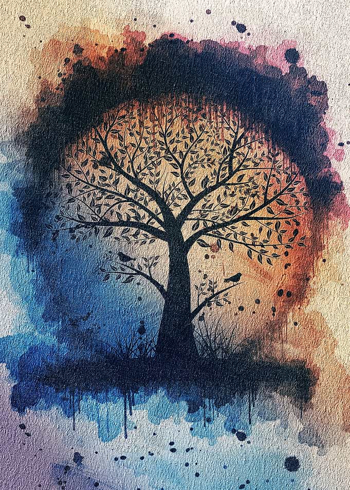 Oak Tree Painting