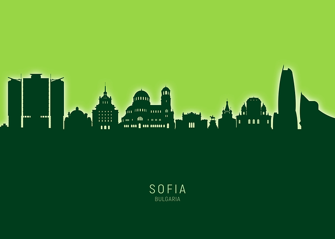 Sofia Skyline Bulgaria