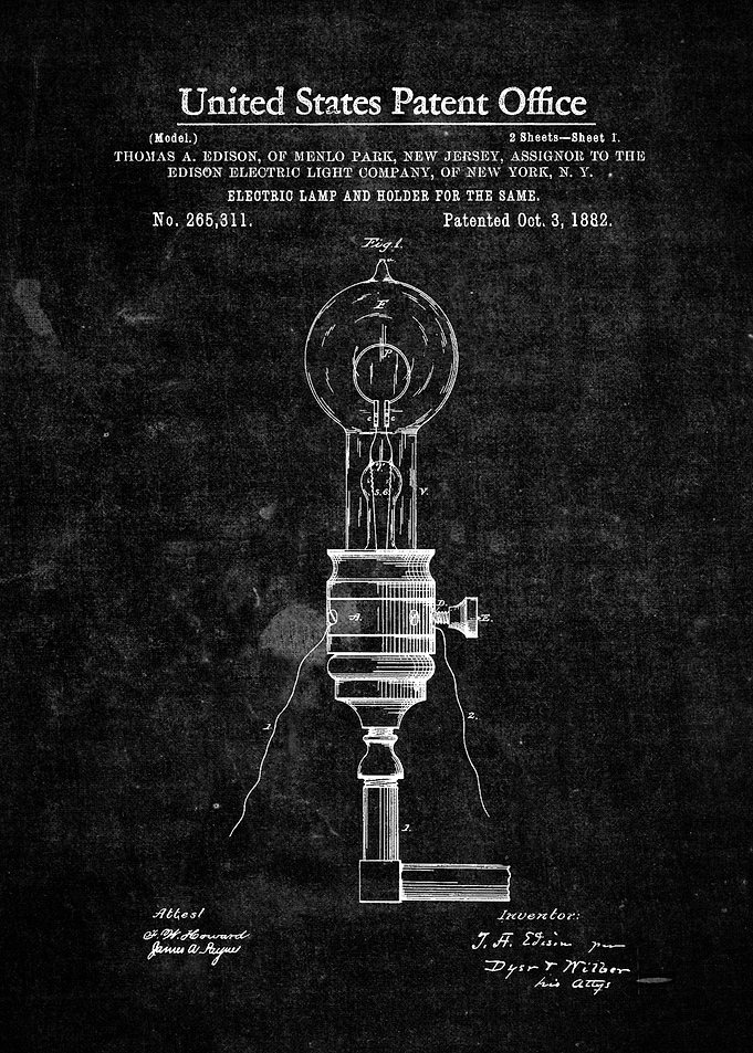 Edison Electric Lamp