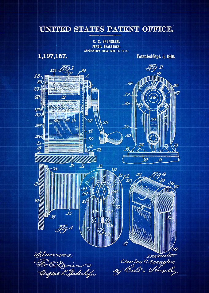 Pencil Sharpener Patent
