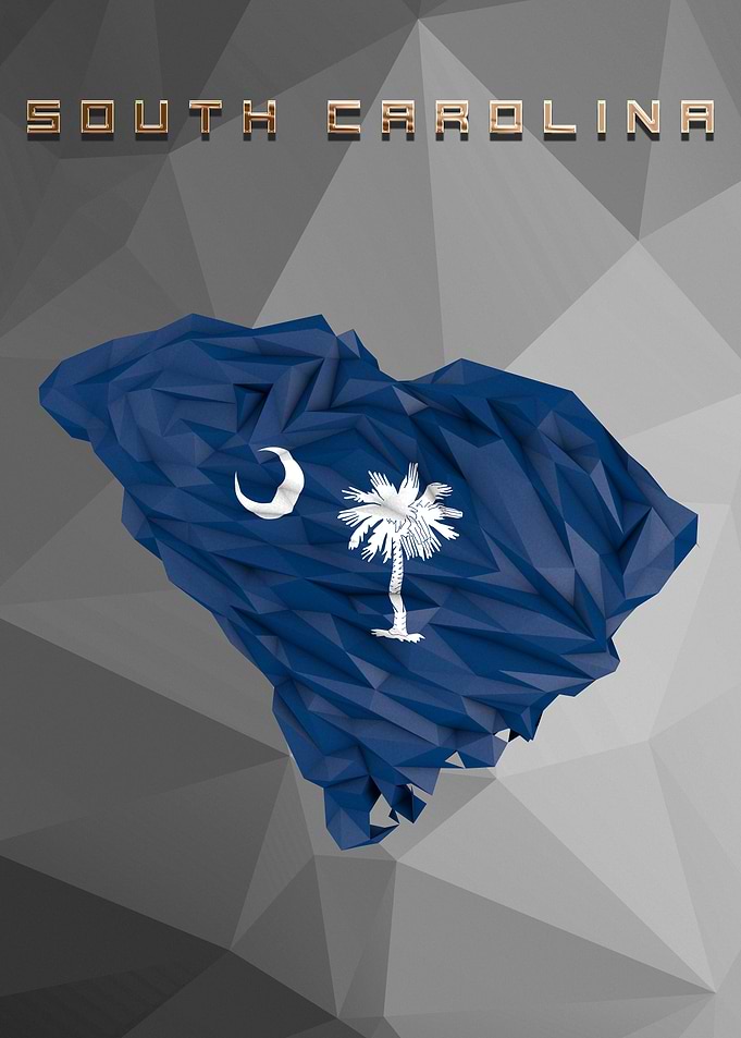 South Carolina State Map