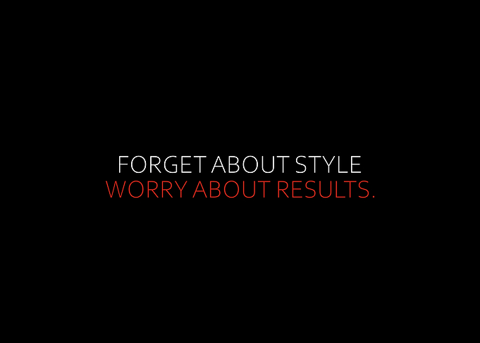 Worry About Results
