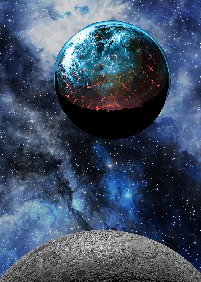 Earth on fire