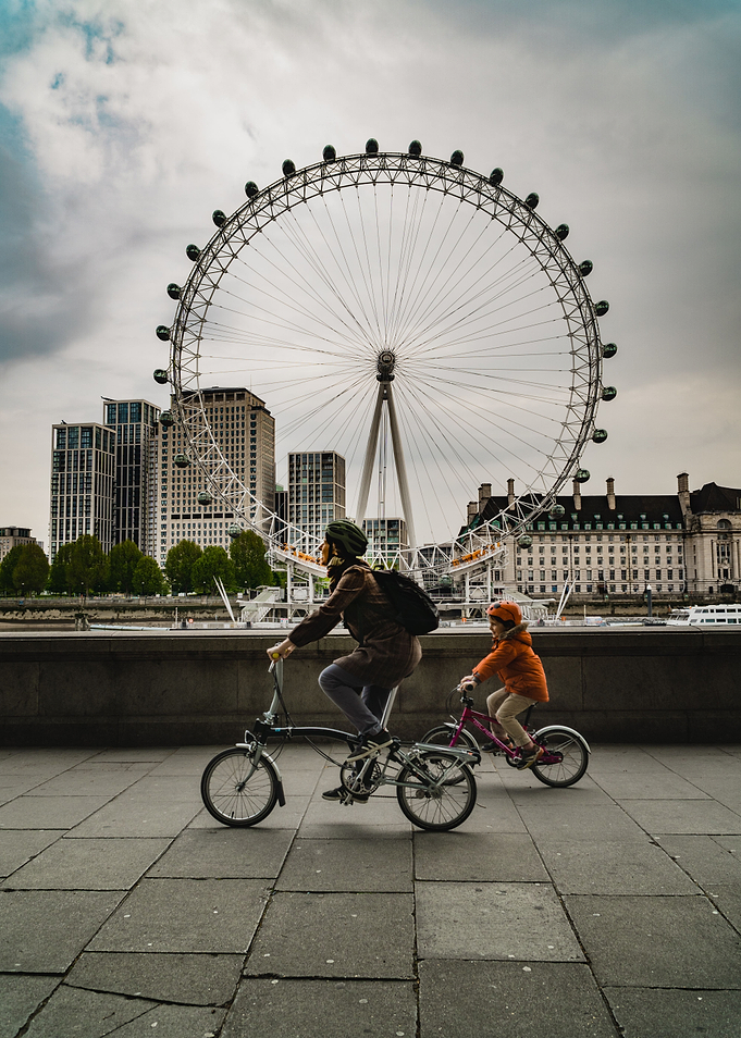 Cyclists in London