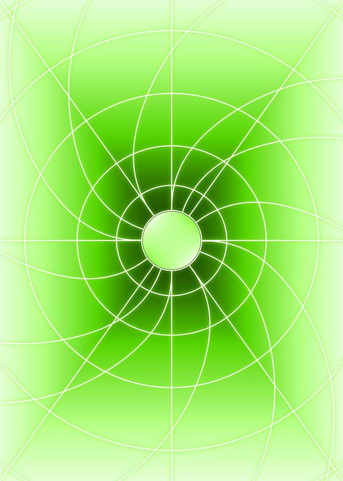 Green Spiral Light