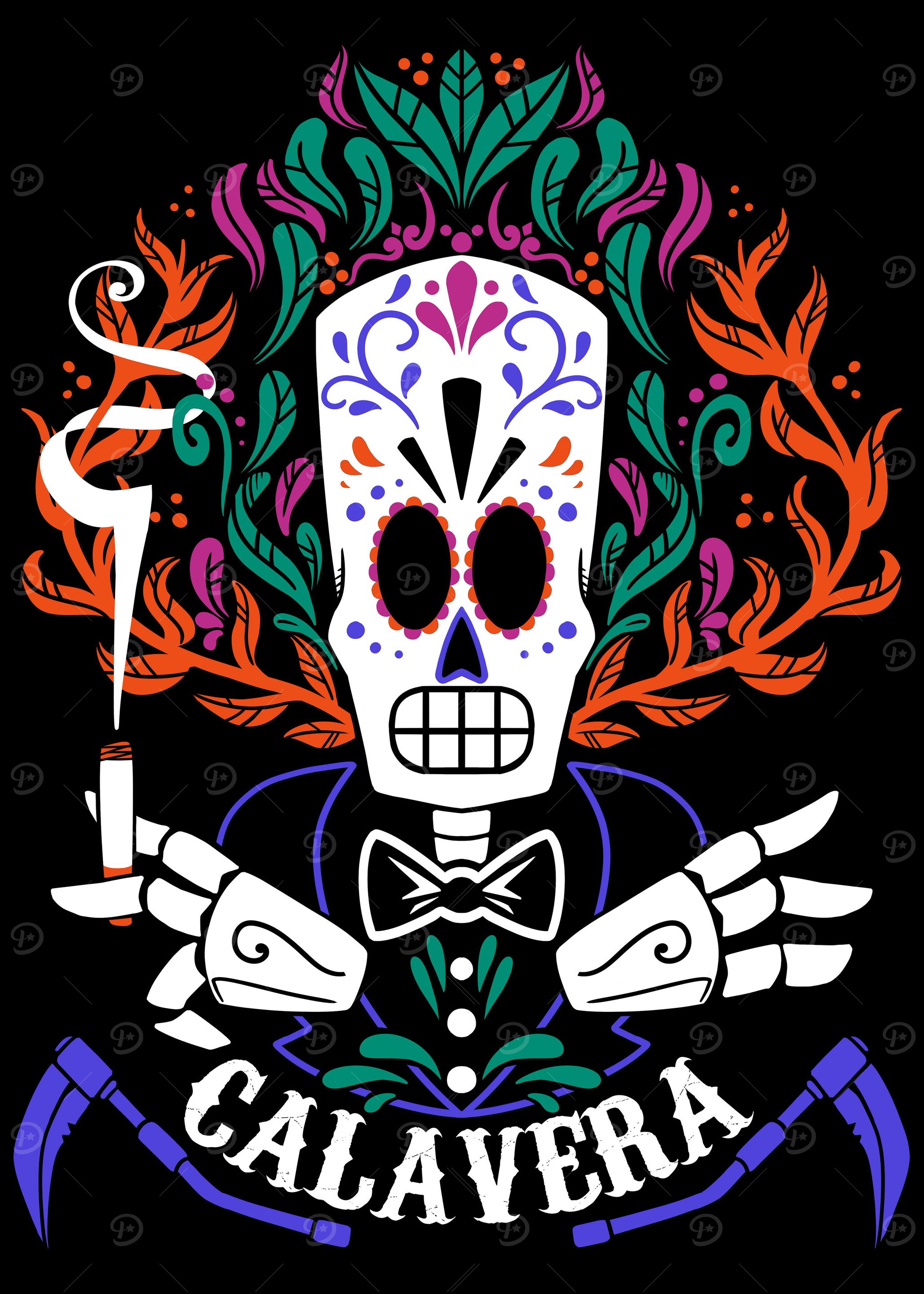 Calavera Grim Fandango