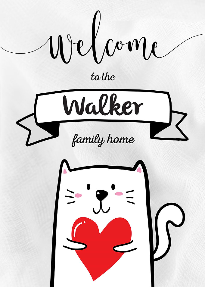 Walker Family Home Cat
