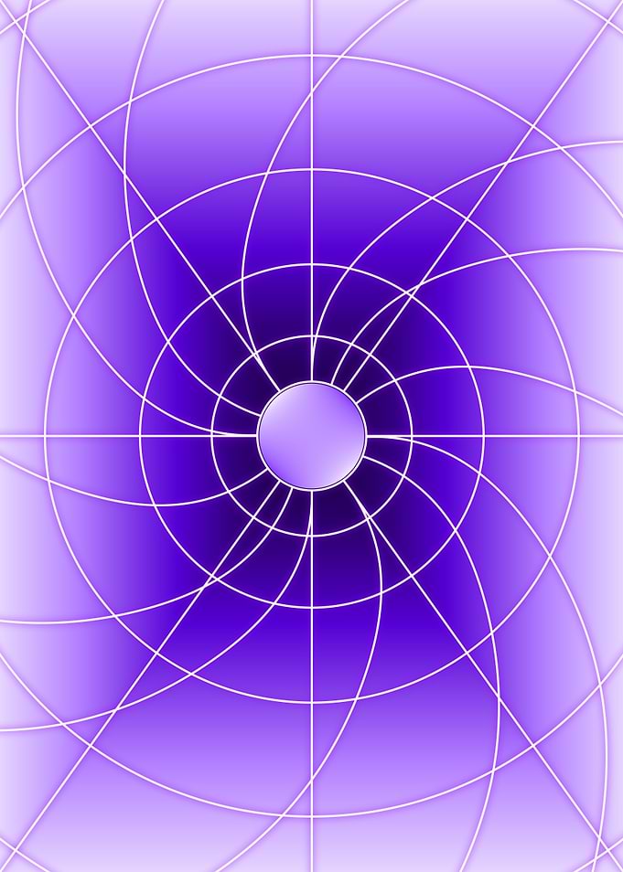 Purple Spiral Light