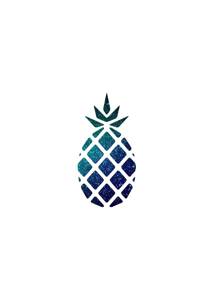 Blue pineapple