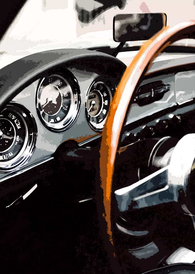 Dashboard Car Vintage
